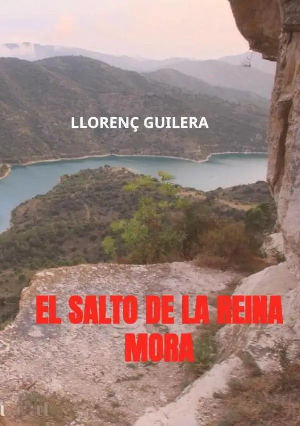 Scenic view of el salto de la reina mora with cliffs and turquoise lake in han matado al profesor hernández product