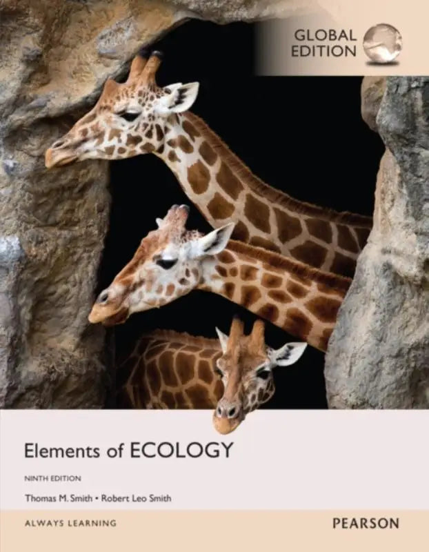 De negende editie van elements of ecology door thomas m beschikbaar als global edition en ook beschikbaar met masteringbiology