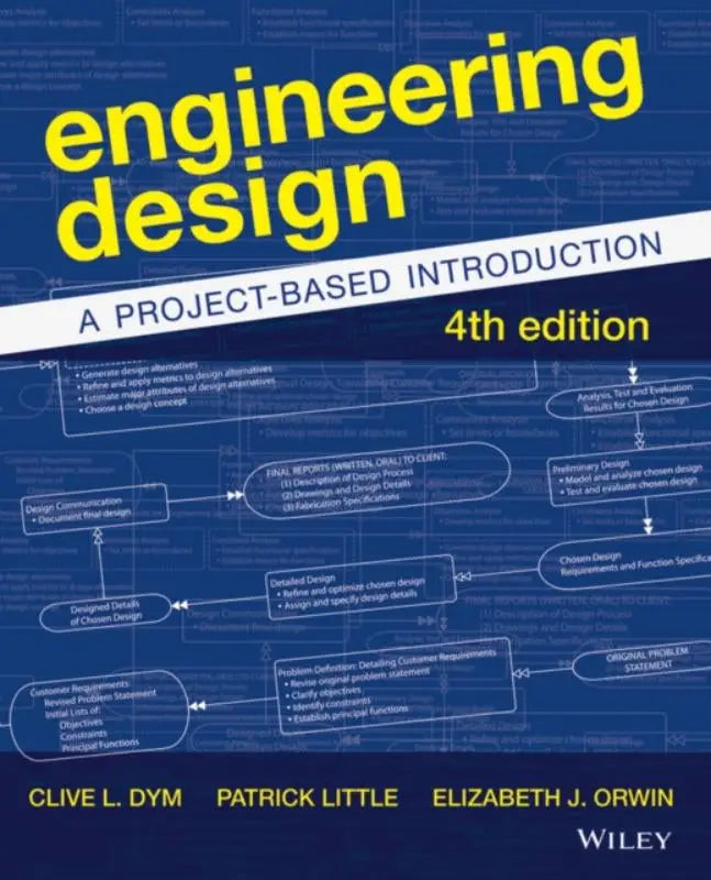 Blauw en geel leerboek voor engineering design een project-based introduction vierde editie door clive l