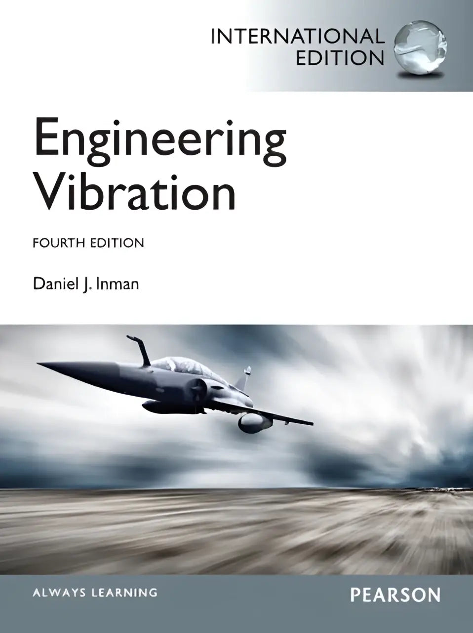 De cover van het leerboek engineering vibrations vierde editie door daniel j bedoeld voor gebruik in mechanical engineering en civil engineering