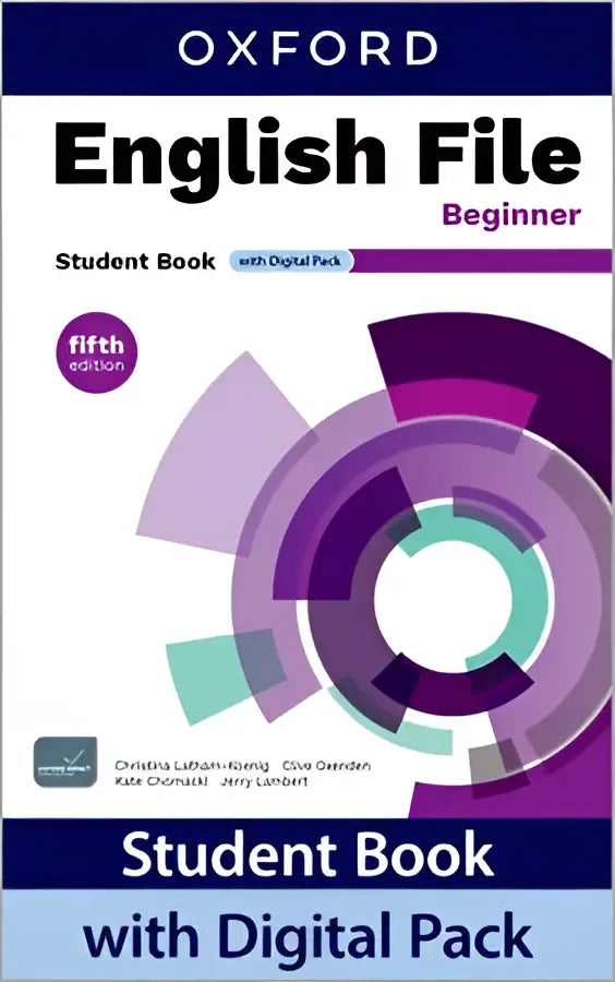 Het english file 5th edition beginner student book met digitale pack is een leerboek voor beginners