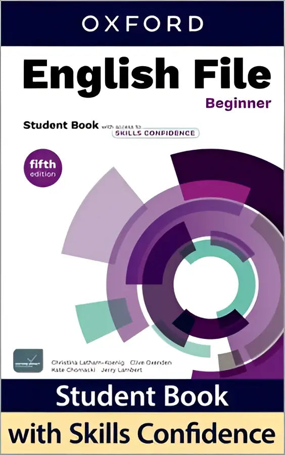 Oxford english file 5th edition beginner student book with skills confidence access for english language learning