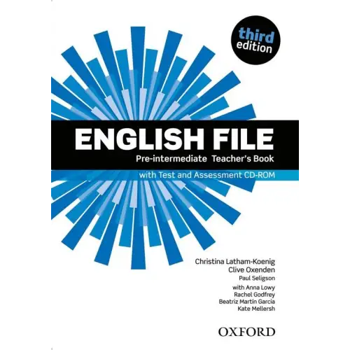 English file - pre-intermediate (third edition) teacher’s book + test/assessment cd-rom - english file
