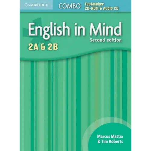 English in mind - level 2a/2b combo - second edition testmaker audio-cd/cd-rom - english in mind - level 2a/2b combo
