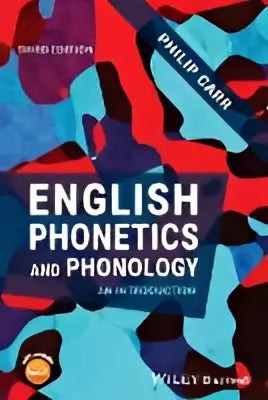 De derde editie van english phonetics and phonology een inleiding met een levendig omslag in rood, blauw en paars