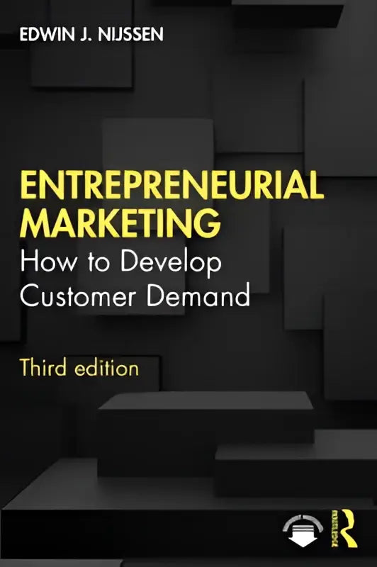 Zakboek zwarte hardcover entrepreneurial marketing hoe te ontwikkelen klantvraag door Edwin J voor zakelijke groei