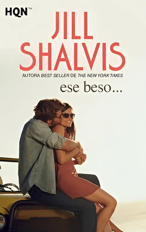 De boekcover van ese beso door jill shalvis toont een omarmend stel in casual kleding tegen een zonnige achtergrond