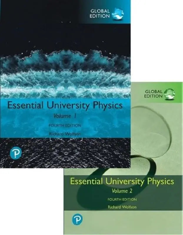 Two-volume set of essential university physics fourth edition by richard wolfson with modified mastering physics features