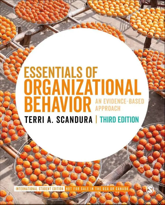 Boekomslag essentials of organizational behavior international student edition door terri a met evidence-based aanpak