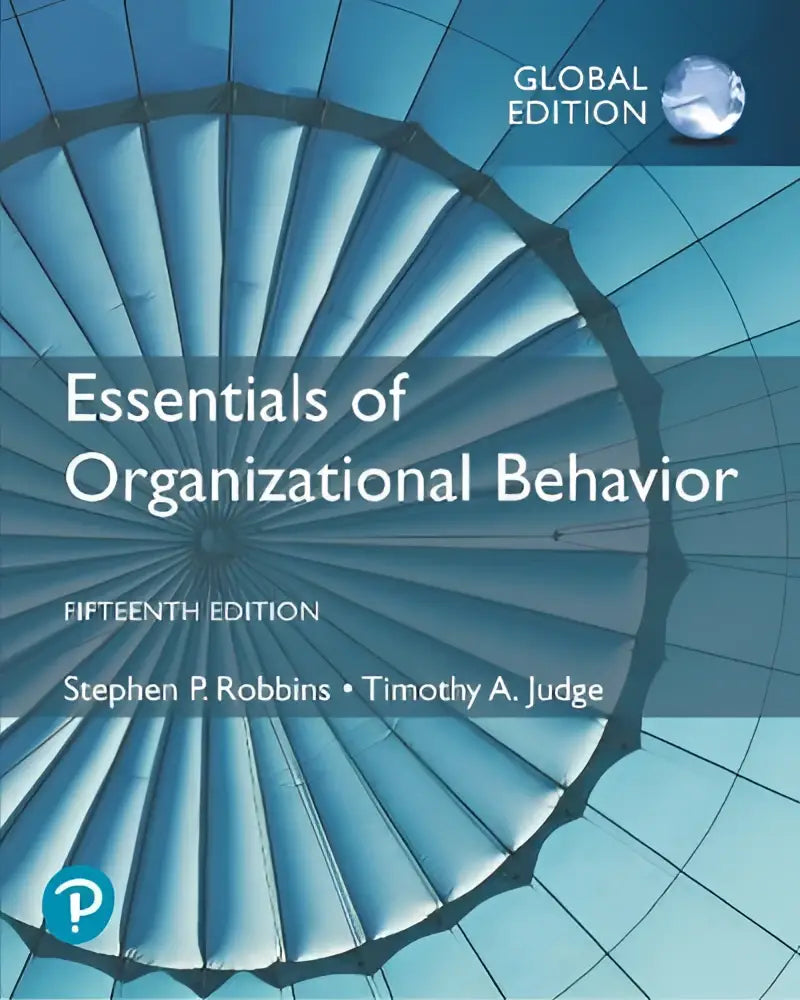 De boekcover van essentials of organizational behaviour global edition door stephen p met kernconcepten van organizational behavior