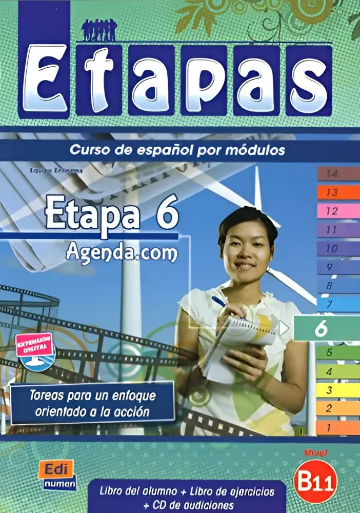 Etapas 6 - agenda.com libro de alumno/ejercicios + cd-audio - etapas 6 - agenda.com libro de alumno/ejercicios