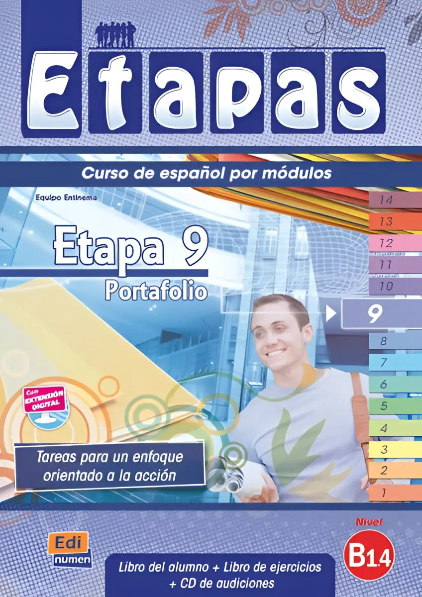 Etapas 9 - portfolio libro del alumno/ejercicios + cd-audio - etapas 9 - portfolio libro del alumno/ejercicios