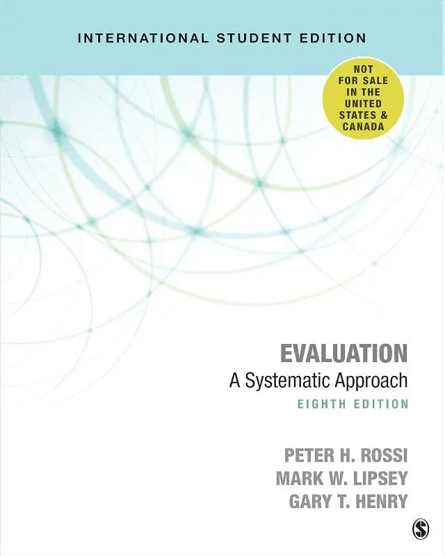 De book cover van evaluation a systematic approach achtste editie in de international student edition met de bestselling comprehensive aanpak