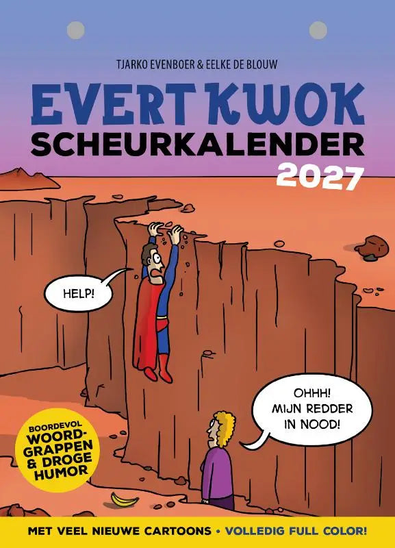 Evert Kwok Scheurkalender 2027 - Boordevol woordgrappen & droge humor