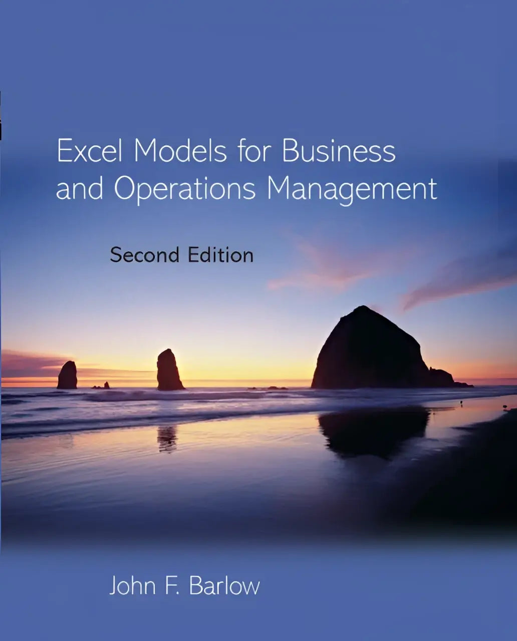 De boekomslag van excel models for business and operations management tweede editie van john f met een actieve leerbenadering