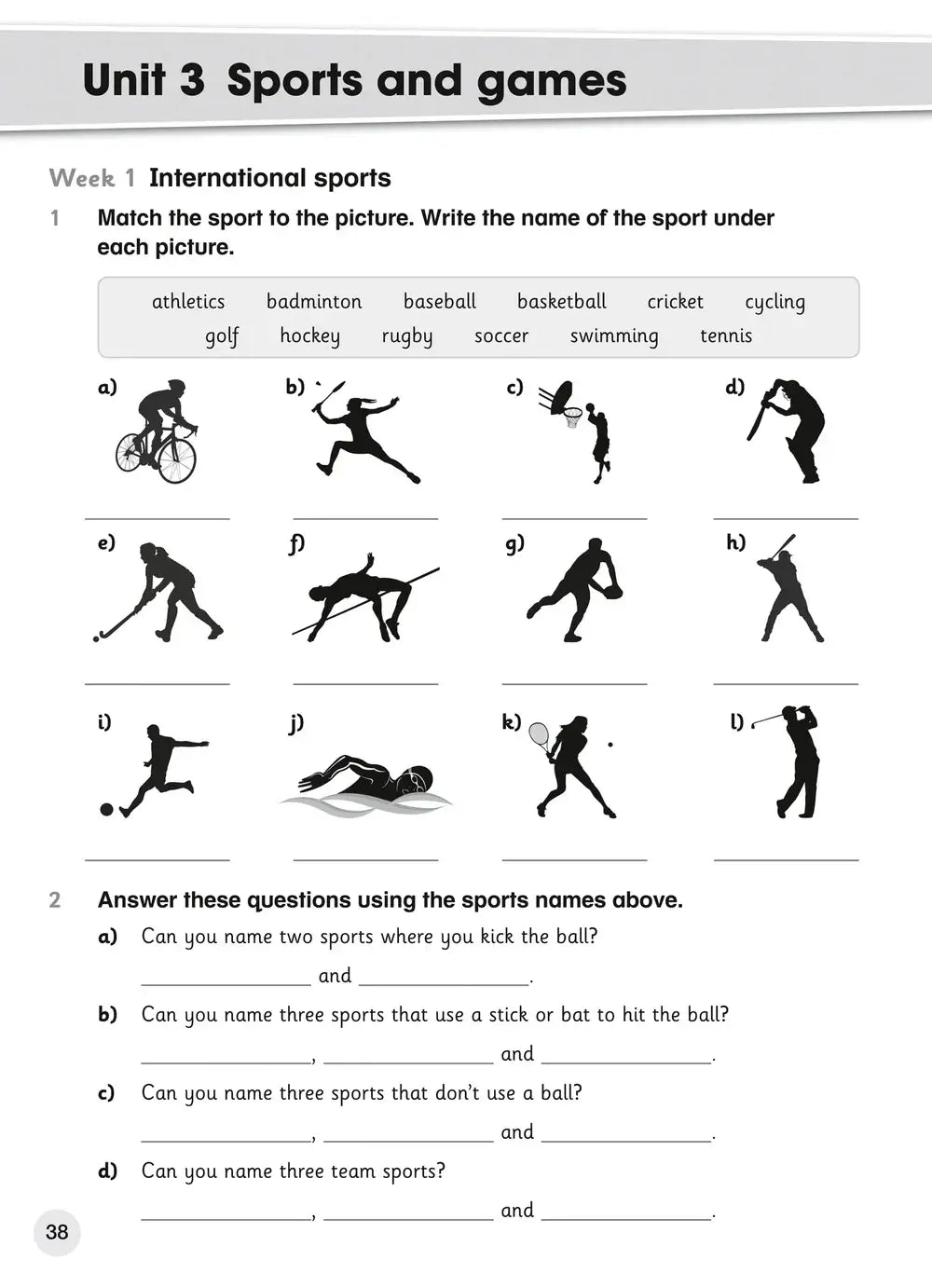 Zwarte silhouet van een fietser op een fiets op de voorkant van collins explore english student’s coursebook 5 tweede editie voor cambridge primary english teacher’s guide