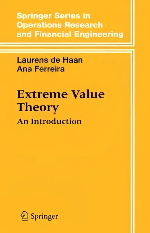Gele hardcover boek extreme value theory an introduction door laurens de haan en ana ferreira springer