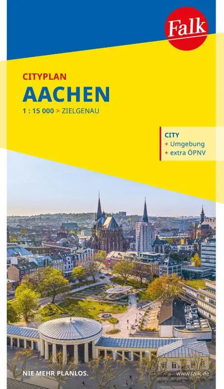 Falk Cityplan Aachen 1:15.000