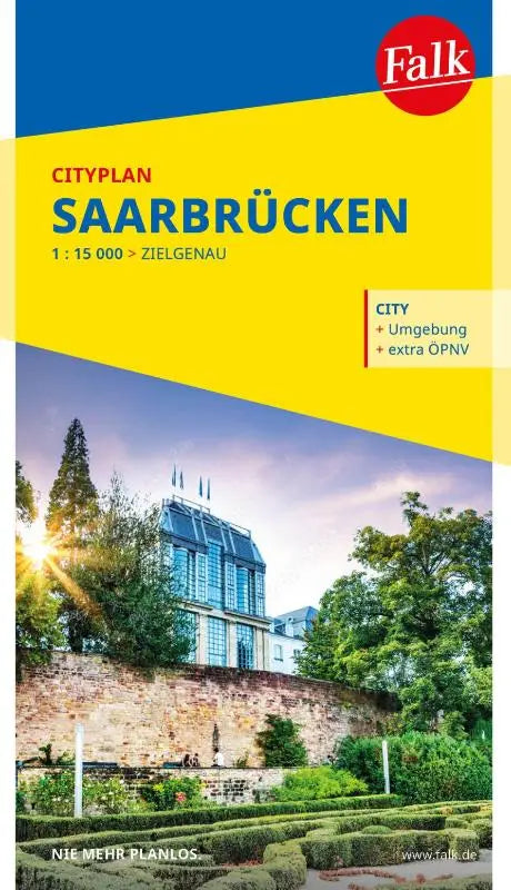 Falk Cityplan Saarbrücken 1:15.000