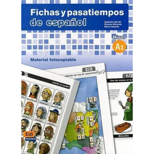 Fichas y pasatiempos de español. Nivel a1 - fichas y pasatiempos de español. Nivel a1 - boek