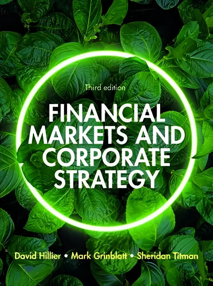 Derde editie van financial markets and corporate strategy van david hillier, mark grinblatt en sheridan titman in Europese editie