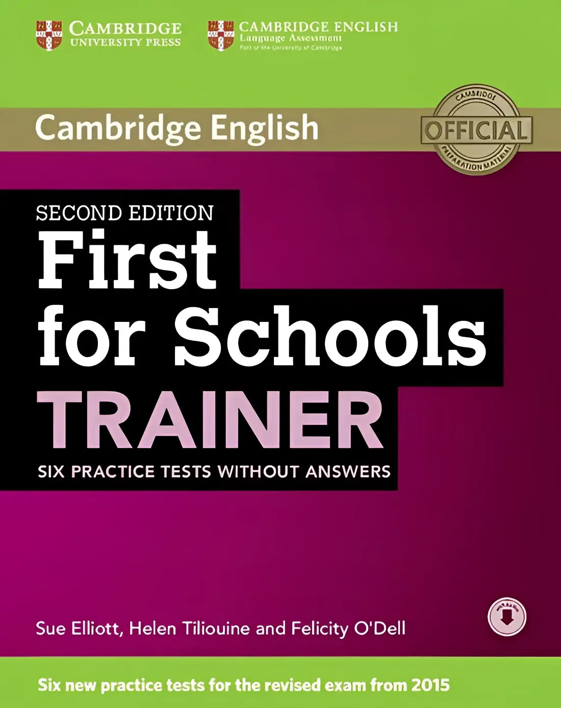 First for schools trainer - second edition six practice tests without answer + audio - first for schools trainer