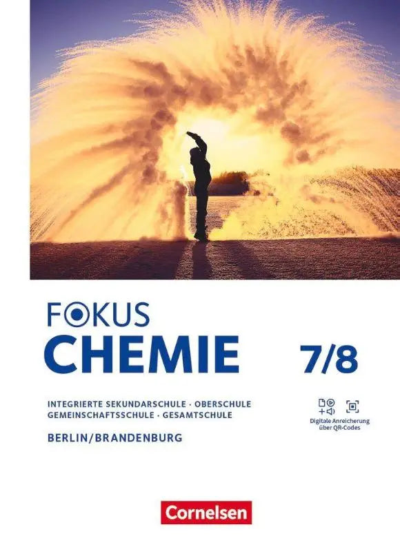 De cover van het duitse scheikundeboek fokus chemie 7/8 voor mittlere schulformen in berlin und brandenburg