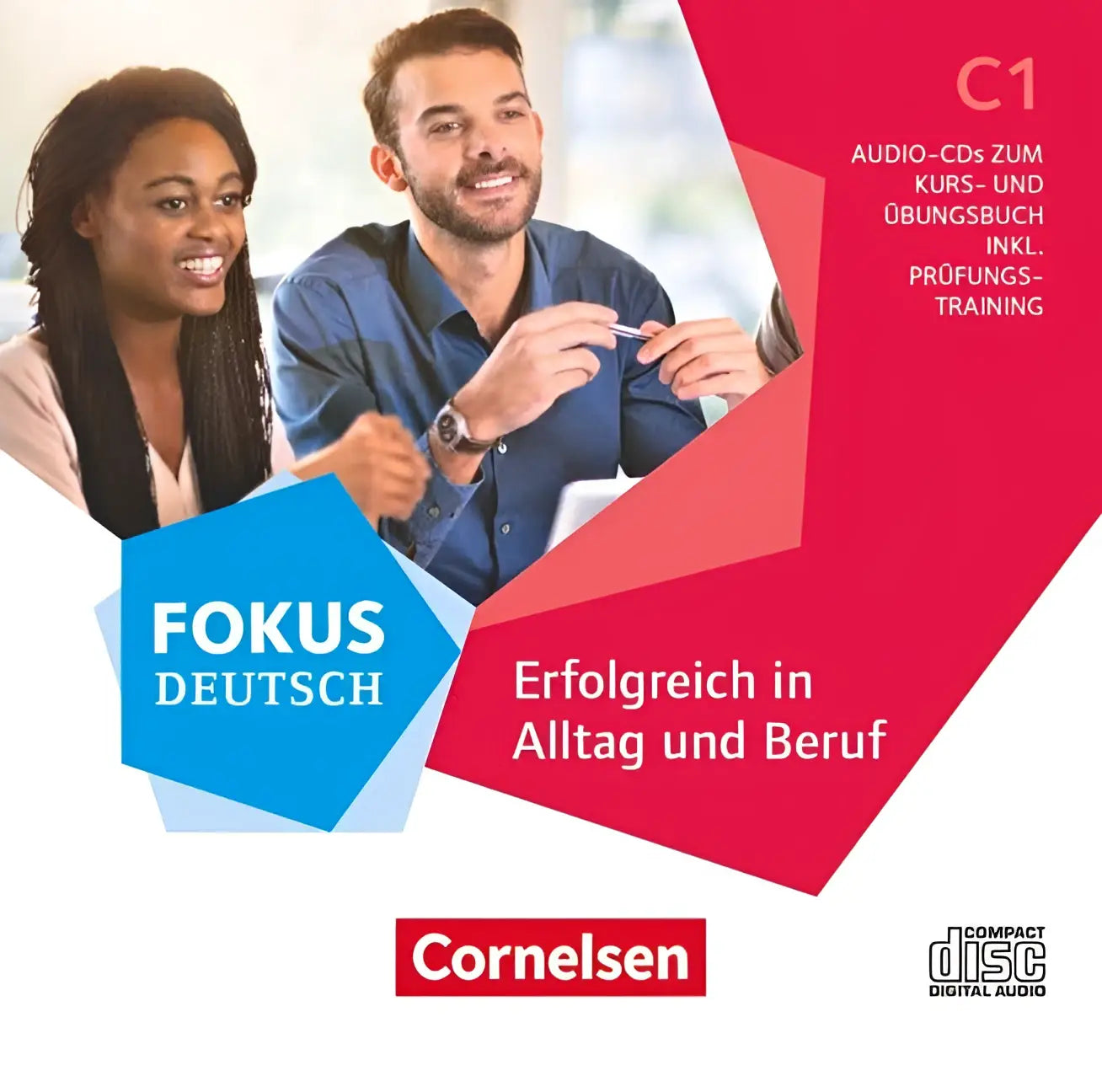 Audio-cd set van Cornelsen fokus deutsch c1 voor succesvol leren in alltag und beruf en alltag und communicatie