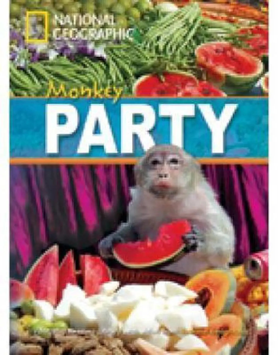 Footprint reading library pre-intermediate: monkey party 1 book + multi-rom - footprint reading library