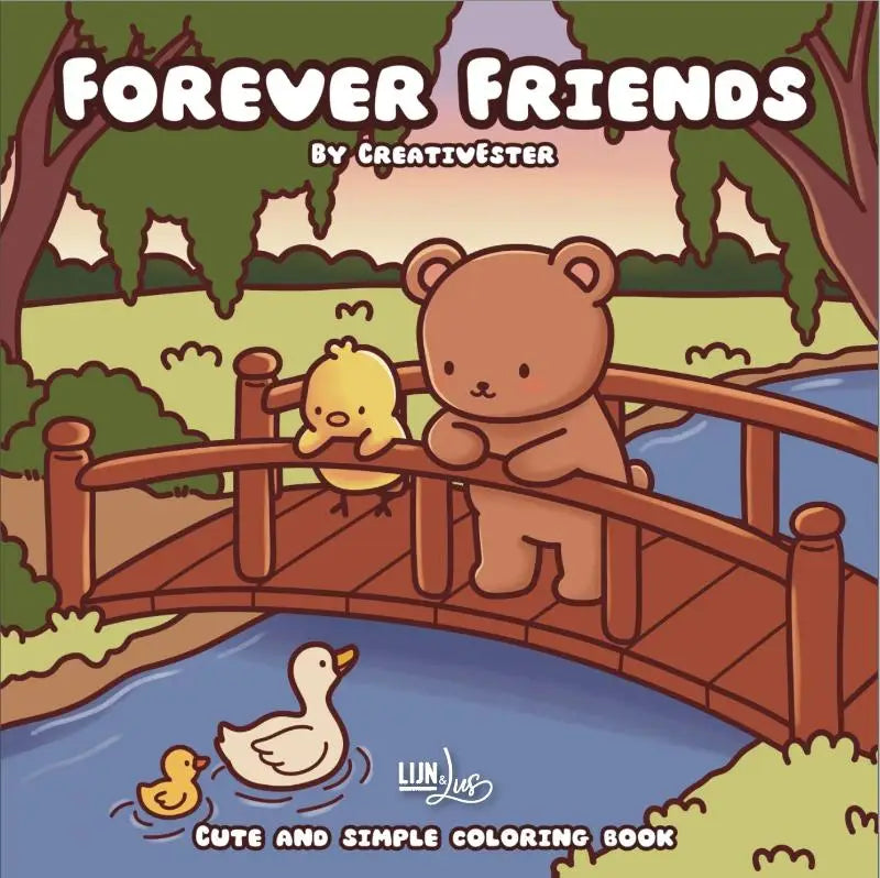 Forever Friends by CreativEster - Cute and simple coloring book