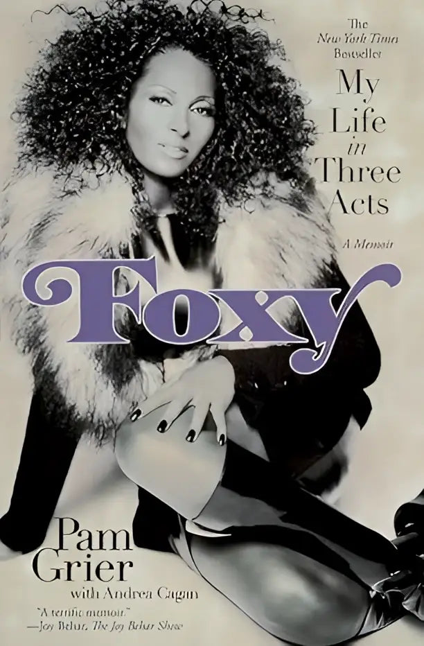 Boek foxy de memoires van pam grier met andrea cagan in een product genaamd foxy