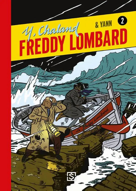 De cover van de comic book freddy lombard 2 toont kleurrijke illustraties uit de avonturen in carthago en boedapest