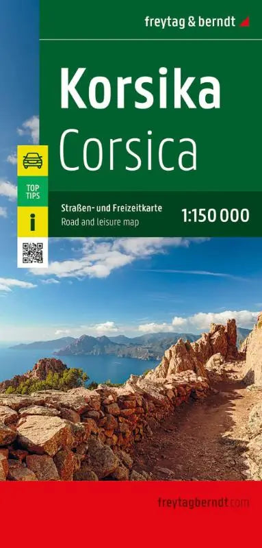 freytag & berndt Straßenkarte Korsika 1:150.000 - Straßen- und Freizeitkarte, mit Top Tips