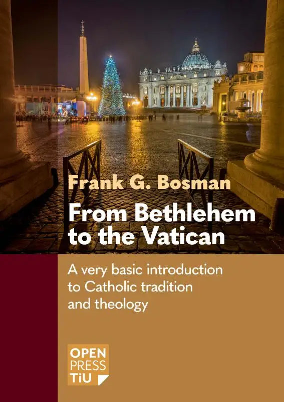 The book cover shows a nighttime photograph of st for the very basic introduction from bethlehem to the vatican product
