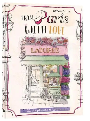 From Paris With Love - 21 new shopfronts to colour in