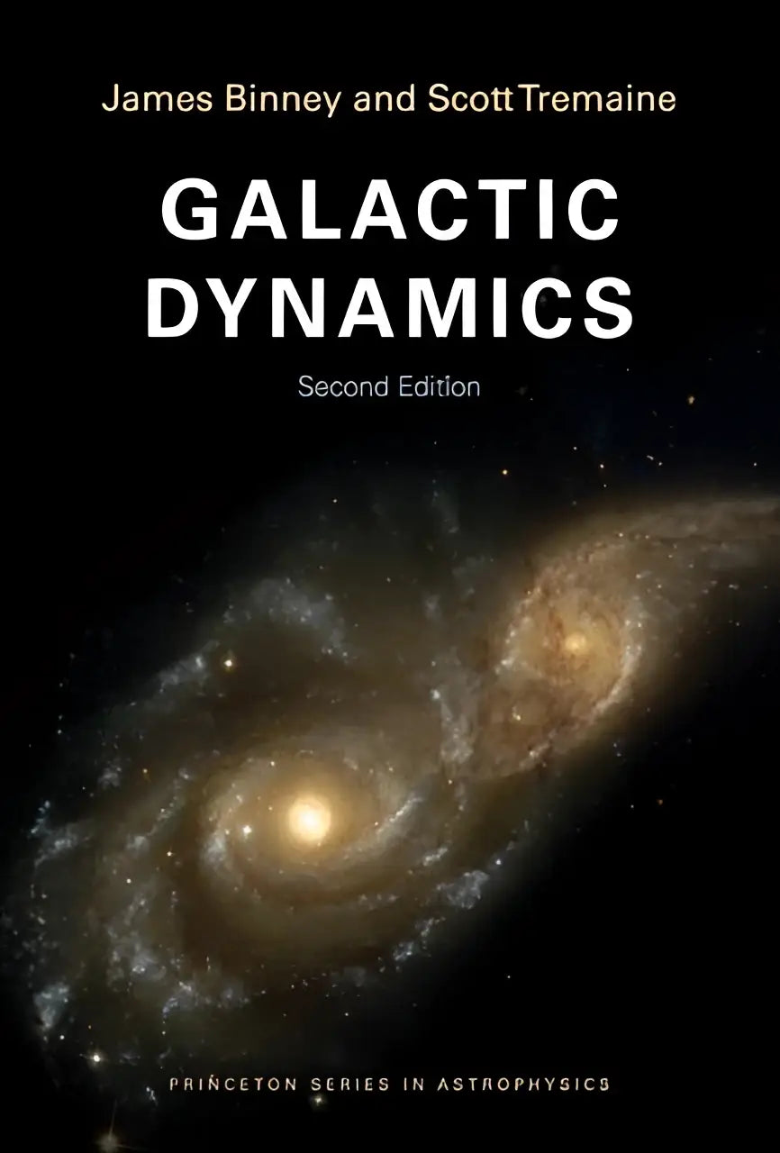 Zwart hardcover boek galactic dynamics second edition door james binney en scott tremaine over galactic dynamics