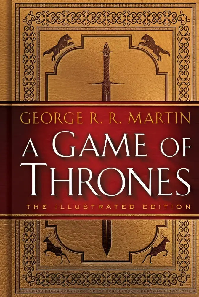 De illustrated edition van game of thrones door george r bevat rijk geïllustreerde scènes in een luxe hardcover edition