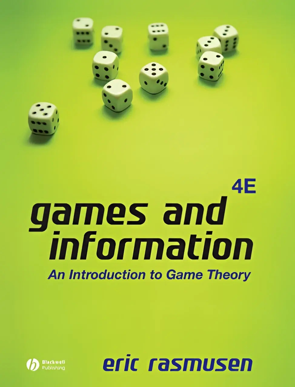 De omslag van het boek games and information van eric rasmusen 4e editie als introductie tot game theory