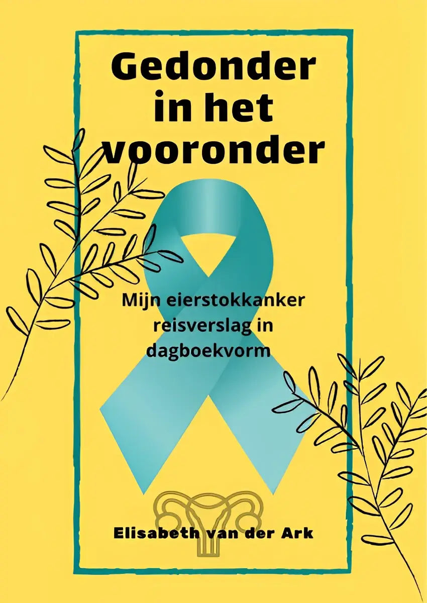 Teal lint met glanzende afwerking als symbool voor bewustwording in het eierstokkanker reisverslag gedonder in het vooronder
