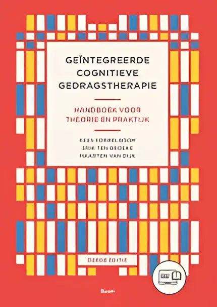 Boekcover Geïntegreerde cognitieve gedragstherapie met rood geometrisch patroon