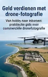Zwarte en witte vintage camera met lensdop voor praktische gids geld verdienen met commerciële dronefotografie