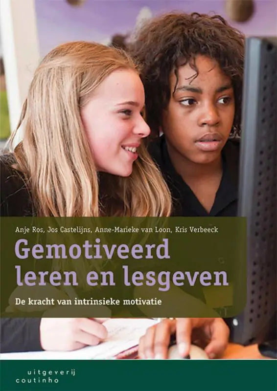 Boekcover Gemotiveerd leren en lesgeven op donkergroene achtergrond