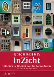 Boekcover Geschiedenis inzicht met kleurrijke collage van raamontwerpen