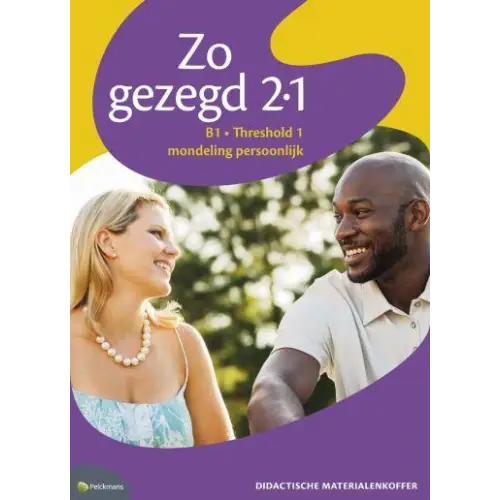 Zo gezegd 2.1 threshold 1 mondeling persoonlijk didactische materialenkoffer - zo gezegd 2.1 threshold 1 mondeling