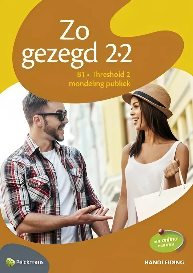 Zo gezegd 2.2 threshold 2 mondeling publiek handleiding & audio-cd & dvd & didactische materialenkoffer (set)