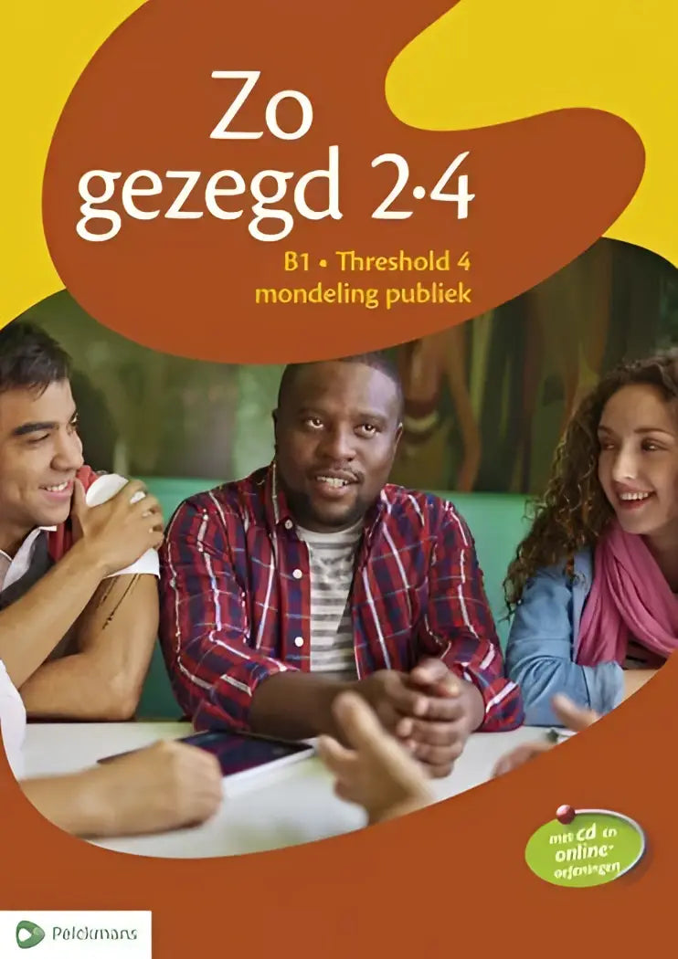 Zo gezegd 2.4 threshold 4 mondeling & schriftelijk publiek leerwerkboek (set) - zo gezegd 2.4 threshold 4 mondeling &