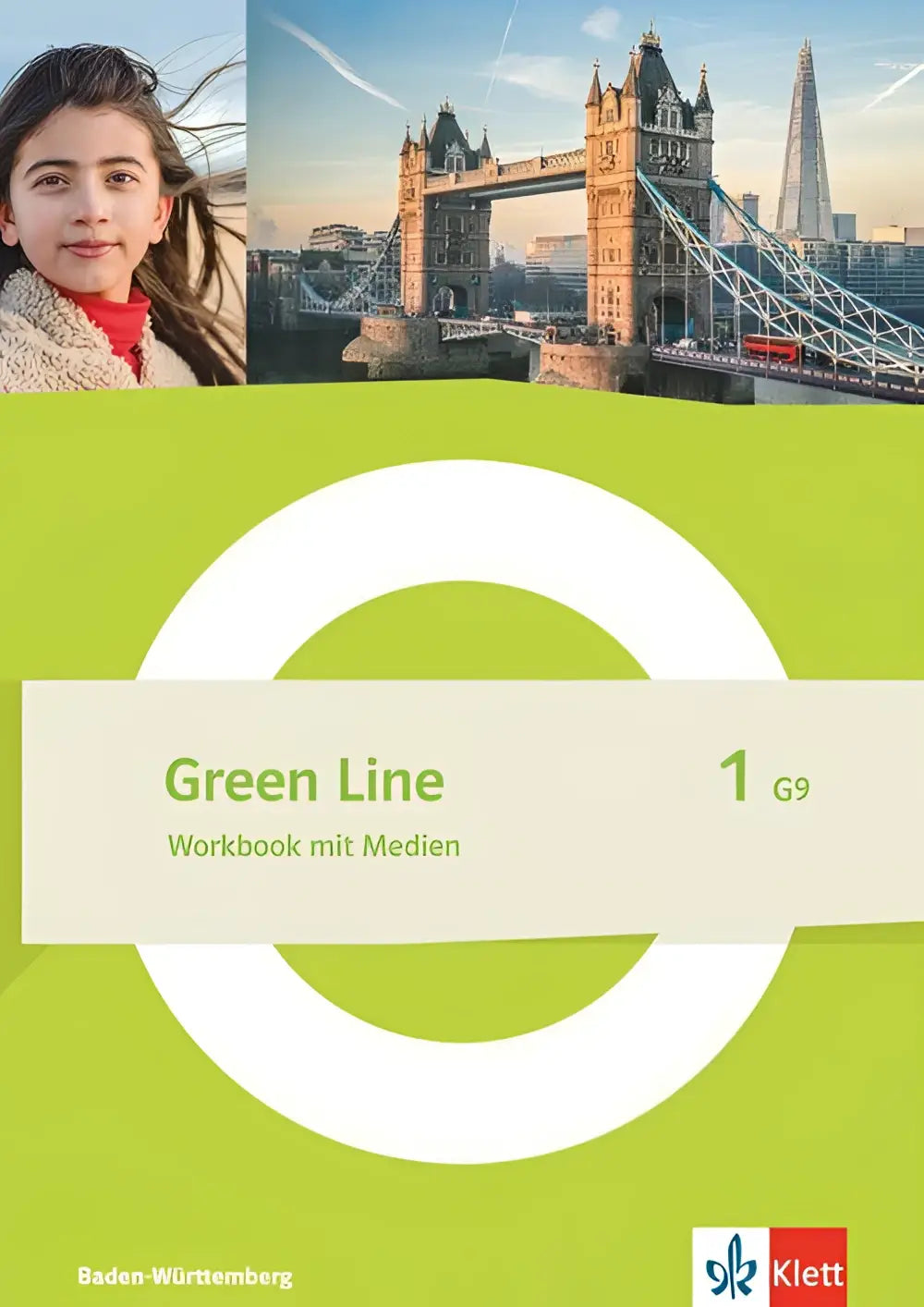 Green line 1 g9 workbook mit medien klasse 5 mit limettengrünem cover und weißem kreisdesign