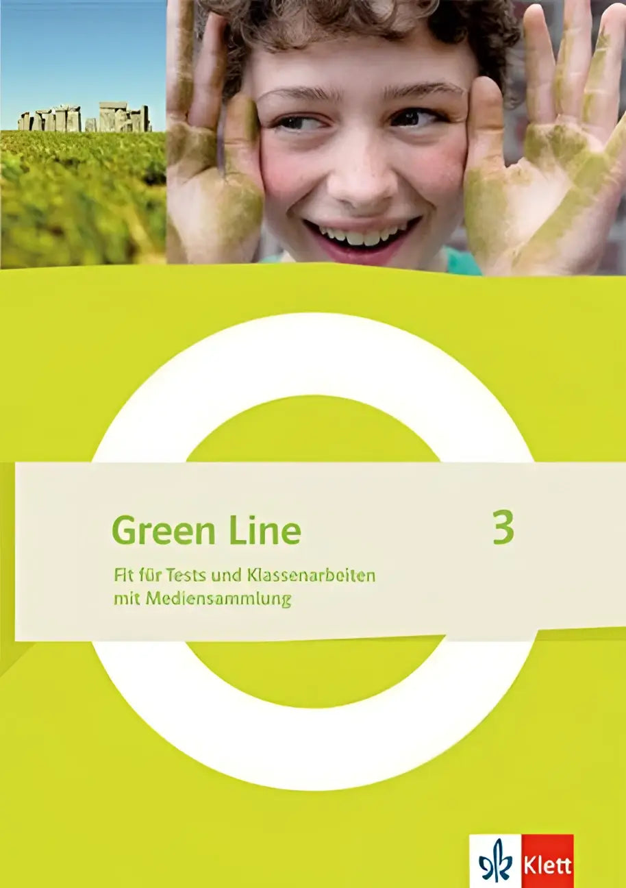 Green line 3 arbeitsheft mit lösungen und mediensammlung klasse 7 mit hellem grünem cover für tests und klassenarbeiten