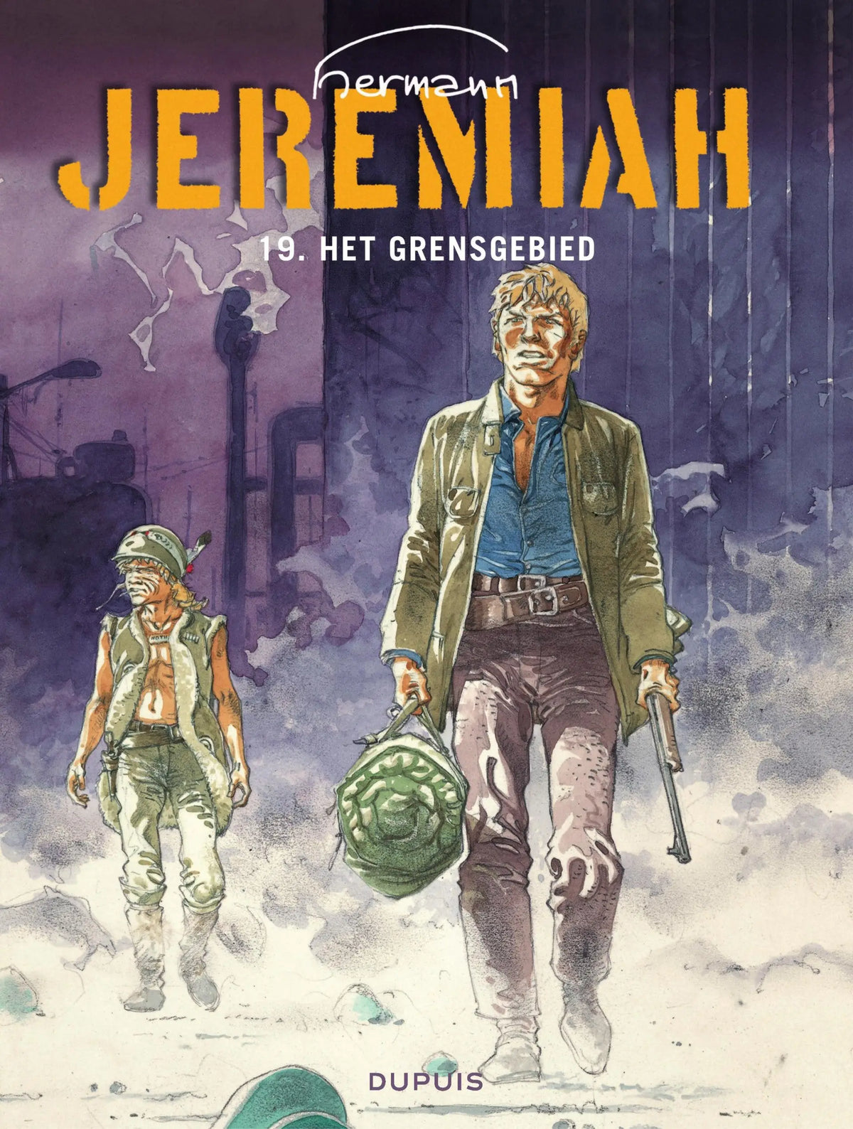 De cover van het stripboek jeremiah 19 uit het product het grensgebied in strips algemeen stijl