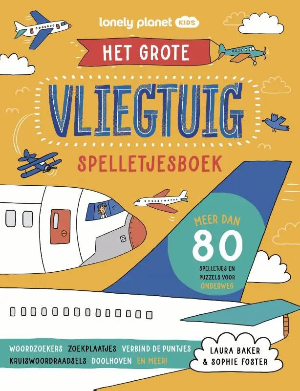 Het grote vliegtuig spelletjesboek - Meer dan 80 spelletjes en puzzels voor onderweg
